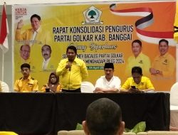 Golkar Banggai Parpol Pertama Gelar Rapat Konsolidasi dan Monev Bersama Bacaleg