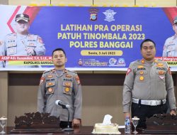 Jelang Operasi Patuh Tinombala 2023, Polres Banggai Ikuti Latihan Pra Ops Secara Virtual