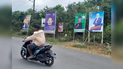 Baliho Marak di Luwuk, Cara Praktis, Tapi Tidak Jamin Elektabilitas Naik