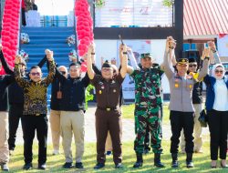 Kabagops Polres Banggai Hadiri Apel Siaga Pengawasan Pemilu 2024