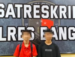 Jatanras Polres Banggai Amankan Dua Pelajar Pelaku Pengeroyokan