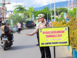 Hari ke 11 Operasi Keselamatan 2024, Polres Banggai Catat 713 Pelanggaran dan Dua Laka Lantas