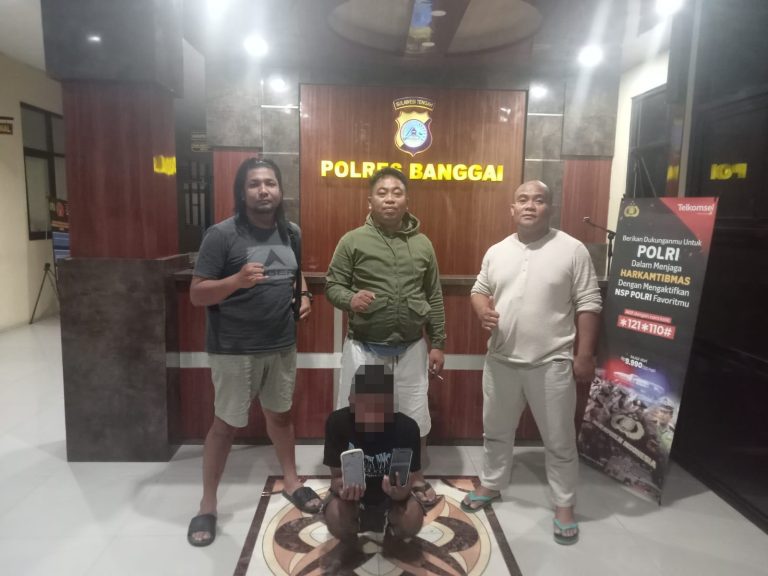 Pemuda Asal Balut Pencuri HP di RSUD Luwuk, Dibekuk Polisi