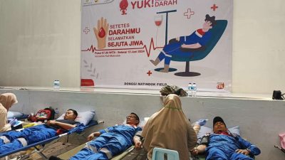 Wujud Nyata Peduli Sesama, Pertamina EP Donggi Matindok Field Sumbang Ratusan Kantong Donor Darah