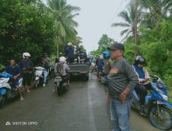 Diguyur Hujan Sejak Malam Hingga Pagi, Sungai Bantayan Meluap