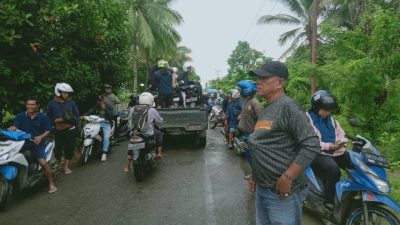 Diguyur Hujan Sejak Malam Hingga Pagi, Sungai Bantayan Meluap 