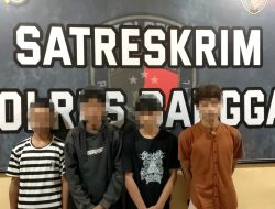 Resmob Polres Banggai Ungkap Kasus Pengeroyokan di Simpong, Empat Pelaku Ditangkap