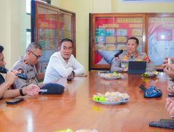 Kapolres AKBP Putu Tatap Muka Dengan Wartawan Untuk Jalin Keakraban
