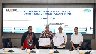 Kementerian ATR/BPN Terima Aset BMN Hasil Rampasan KPK Senilai Rp4,7 Miliar