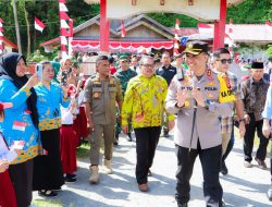Kapolres Banggai Hadiri Deklarasi Kampung Pancasila di Salodik Luwuk Utara