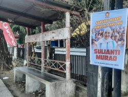 Marak Pamplet Bakal Calon Kepala Daerah di Pohon dan Tiang Listrik, Bawaslu Banggai Bilang Begini