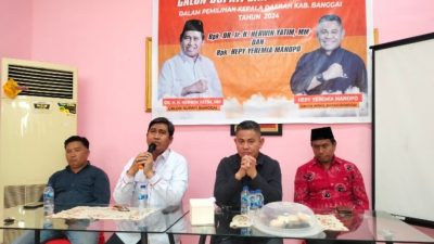 Herwin Yatim dan Hepy Manopo Resmi Deklarasi Maju Pilkada Banggai 2024