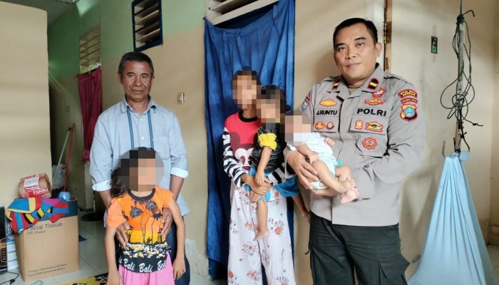 Polsek Luwuk Dampingi Kemensos RI Kunjungi IRT yang Depresi