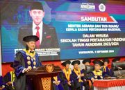 Apresiasi Wisudawan Terbaik STPN Tahun Akademik 2023/2024, Menteri AHY: Perlu Disiapkan Program Studi Banding untuk Menambah Wawasan