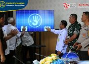 Dukung Program Unggulan Kementerian ATR/BPN, Bupati Hadiri Launching Sertipikat Elektronik Pada Kantor Pertanahan Kabupaten Banggai Laut