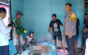 Polisi ke TKP Penemuan Mayat Pria di Duga ODGJ di Nuhon, Banggai