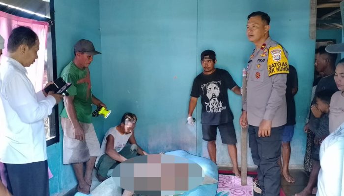 Polisi ke TKP Penemuan Mayat Pria di Duga ODGJ di Nuhon, Banggai