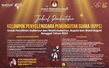 Dibuka Tanggal 17-28 September, KPU Banggai Buka Pendaftaran KPPS Untuk Pilkada 2024