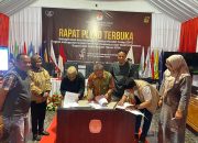 KPU Banggai Gelar Rapat Pleno Terbuka Rekapitulasi DPT