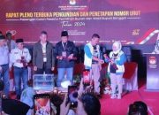 KPU Banggai Gelar Tahapan Penetapan Nomor Urut Paslon Bupati dan Wakil Bupati