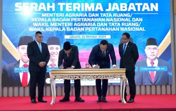 Sertijab Menteri dan Wakil Menteri ATR/BPN, Nusron Wahid Siap Lanjutkan Program AHY