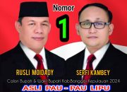 Jelang Voting Day Pilkada Bangkep, Elektabilitas Paslon No 1 Rusli Moidady – Serfi Kambey Tembus 60 Persen