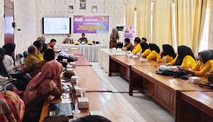 Dinas PMD Banggai Gelar Launcing Aplikasi Sistem Kelembagaan Desa