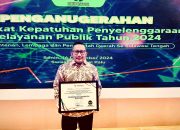 Tujuh OPD Hantarkan Pemkab Banggai Raih Predikat Zona Hijau dengan Nilai Tertinggi dari Ombudsman RI