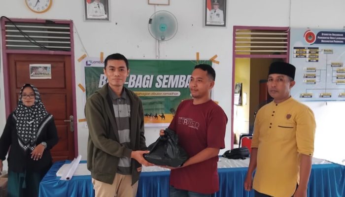 Jelang Idul Fitri, PT. LEU Rutin Salurkan Sembako Untuk Masyarakat Lambangan