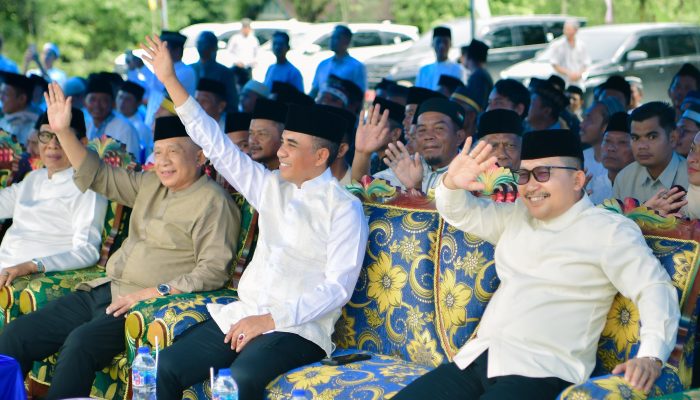 Ribuan Warga Padati Tabligh Akbar Bersama Gubernur Sulteng dan Bupati Banggai