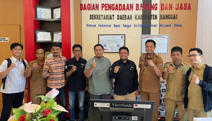 UKPBJ Banggai Terima Kunjungan Studi Tiru TPP dari Pemda Tojo Una-Una