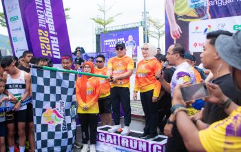 Bupati Amirudin dan Menteri PPPA RI Lepas 1.500 Peserta Banggai Run Challenge ke-4
