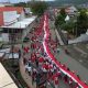 Merdeka! Ribuan ASN Banggai Arak Bendera Merah Putih Sepanjang Satu Kilometer