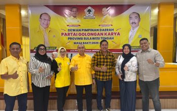 Persiapan Musda XI, DPD II Golkar Banggai Kunjungi DPD I Golkar Sulteng