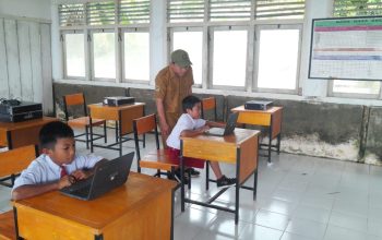 Hadirkan Star Link dan Laptop Untuk Kelancaran ANBK, Orang Tua Siswa Hingga Komite SDN Tampe Apresiasi Dukungan Langsung Kadisdikbud Banggai