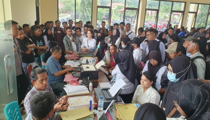 Kasat Intelkam Polres Banggai Kerahkan 11 Operator Layani 3.920 Pemohon SKCK PPPK