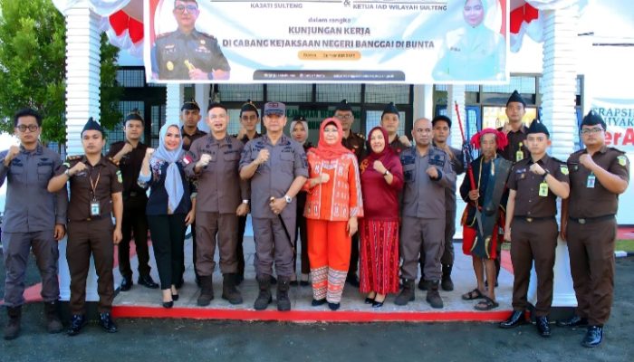 Kajati Sulteng Sambangi Cabjari Bunta, Dorong Sinergi dan Stabilitas Hukum