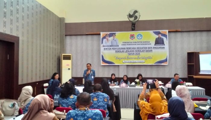 Disdikbud Banggai Selenggarakan Bimtek RKAS 2026 dengan Tema Bergerak Bersama Berkelanjutan