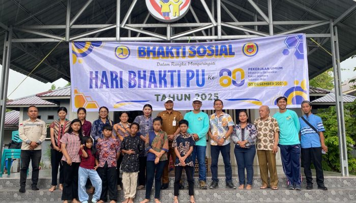 Rangkaian Hari Bhakti PU ke-80 di Banggai: Penguatan Lingkungan, Kepedulian Sosial, dan Semangat Humanis Insan PUPR