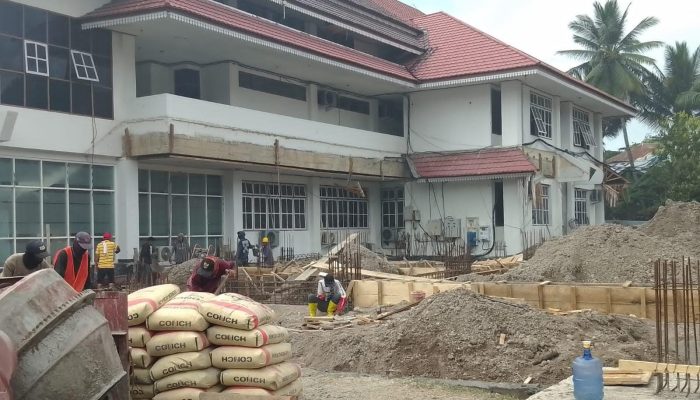 Bangun Gedung DPRD Tambahan, PUPR Banggai Optimis Selesai Sesuai Jadwal
