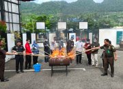 Sepanjang Tahun 2025, Kejari Banggai Tiga Kali Laksanakan Pemusnahan Barang Rampasan