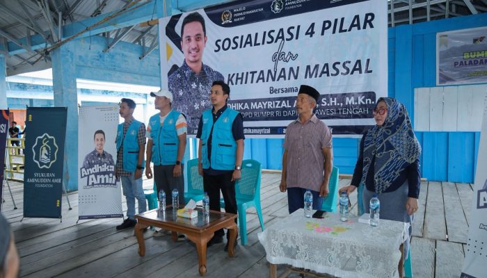 Andhika Amir Bersama SAAF Gelar Khitanan Massal Gratis di Tojo Una-Una
