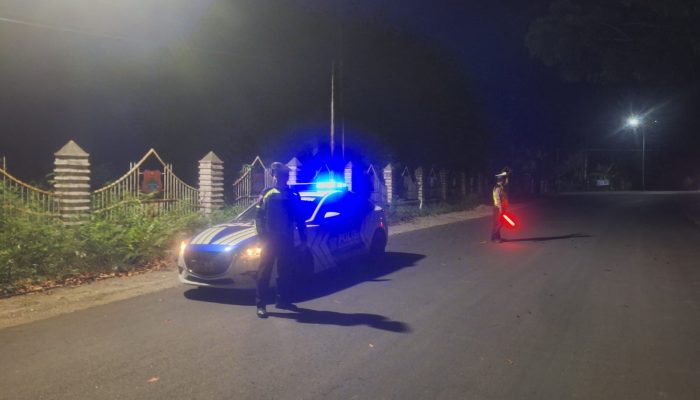 Patroli Subuh Satlantas Polres Banggai Bubarkan Balap Liar, IPTU Ade Irvan Ingatkan Peran Orang Tua
