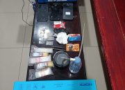 Dua TKP dalam Dua Hari, Tiga Terduga Pengedar Sabu Diciduk Satnarkoba Polres Banggai