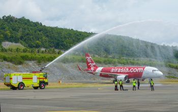 AirAsia QZ 730 Landing Perdana di Luwuk, Konektivitas Jawa-Sulawesi Diperkuat