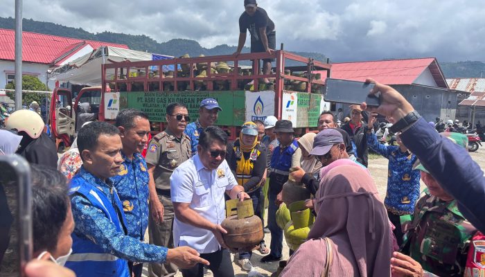 Langkah Beniyanto di Pasar Murah: Subsidi Harga Gas Melon untuk Warga