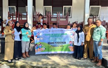 Bantu Pemerintah Memajukan Pendidikan, PT. BPSP Terus Jalankan Program Pemberdayaan Masyarakat di Desa Siuna