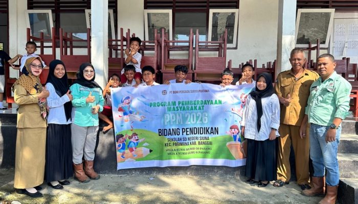 Bantu Pemerintah Memajukan Pendidikan, PT. BPSP Terus Jalankan Program Pemberdayaan Masyarakat di Desa Siuna