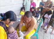 Imunisasi Hadir di Titik Terpencil Banggai: Nakes Puskesmas Pagimana Tembus Pedalaman Baloa