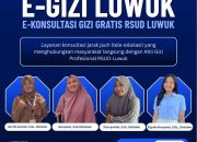 RSUD Luwuk Luncurkan Pelayanan Gratis Konsultasi Gizi Berbasis Aplikasi
